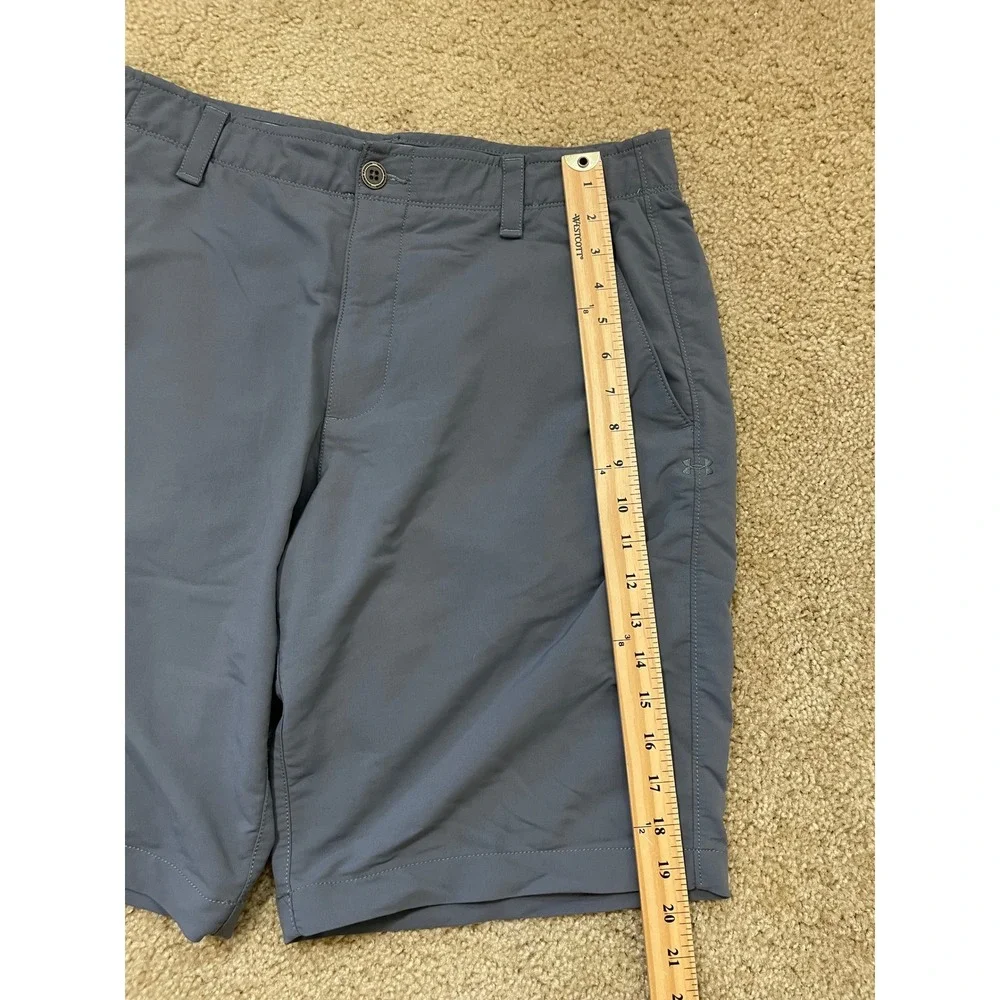 Under Armour Golf Shorts‎ Mens Size 36 Lose Heatgear Gray Performance Activewear